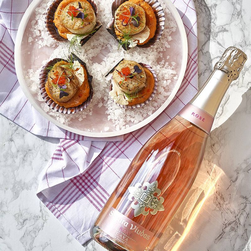 Segura Viudas Cava Brut Sparkling Rosé Wine - 750ml Bottle