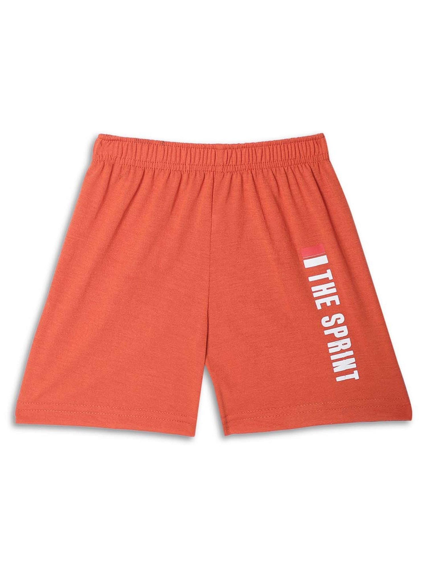 Vimal Jonney Kids Pink & Red Printed Shorts (Pack of 2)