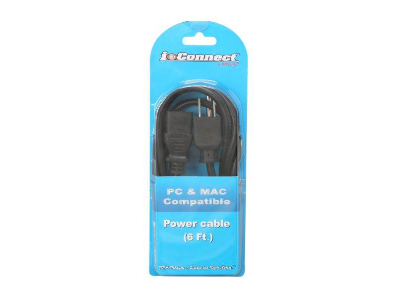 DAT Model 7550D 6 ft. Computer Power Cable