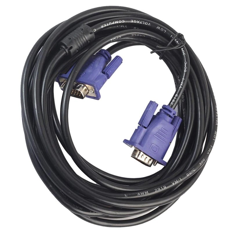 HD VGA Cable 15 pin male to VGA male SVGA Extension Cable For Laptop PC LCD Projector Monitor