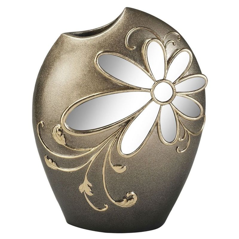 OK Lighting Floral Glamour Decorative Vase