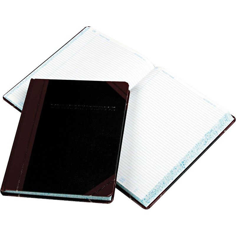 Boorum & Pease Laboratory Notebook Record Rule 10 3/8 x 8 1/8 White 300 Sheets L21300R