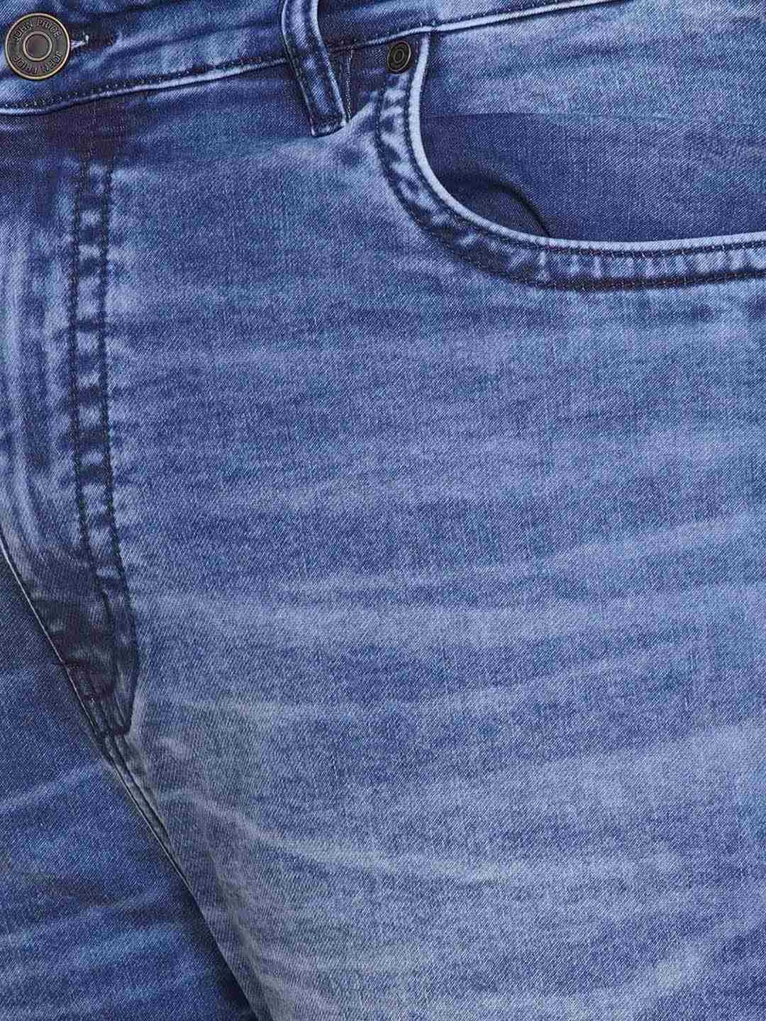 John Pride Blue Regular Fit Jeans