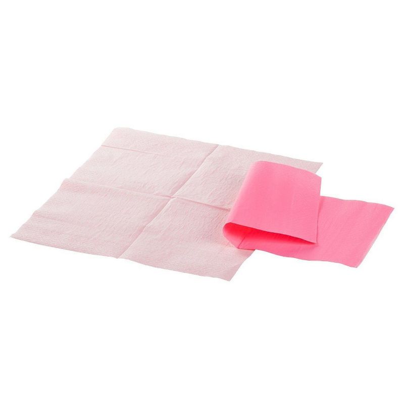 Blue Panda 200-Pack Disposable Paper Napkins Rose Pink Party Supplies 5"x5"