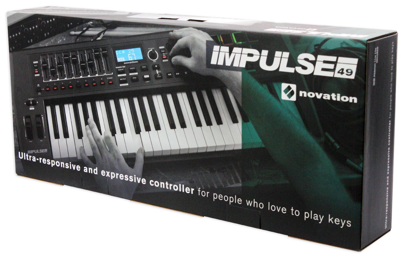 Novation Impulse 49 USB/MIDI 49-Key Keyboard Controller