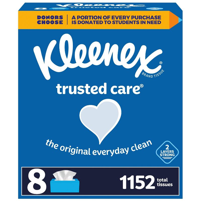 Kleenex Trusted Care Facial Tissues - 
