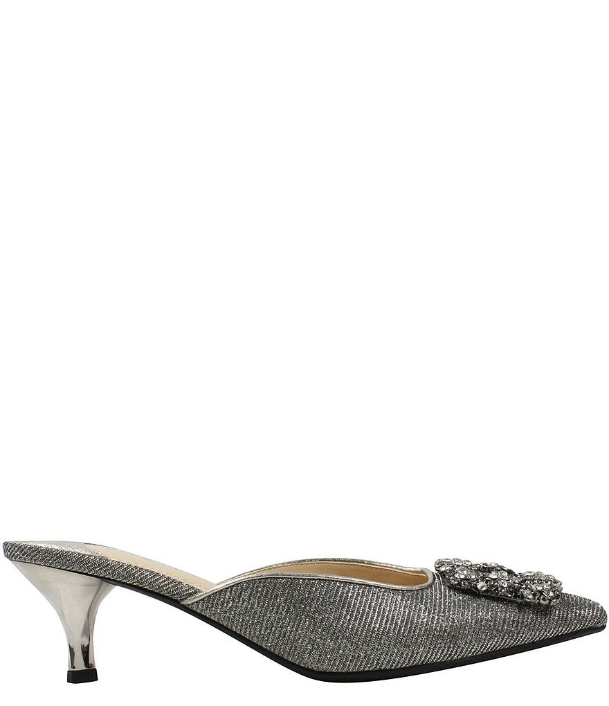 Schutz Sionne Clear Vinyl Pointed Toe Mules