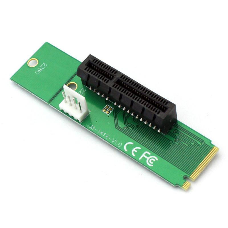 Q13025 WBTUO LM-141X-V1.0 Drive M.2 NGFF to PCI-E X4 Adapter Card for Desktop PC