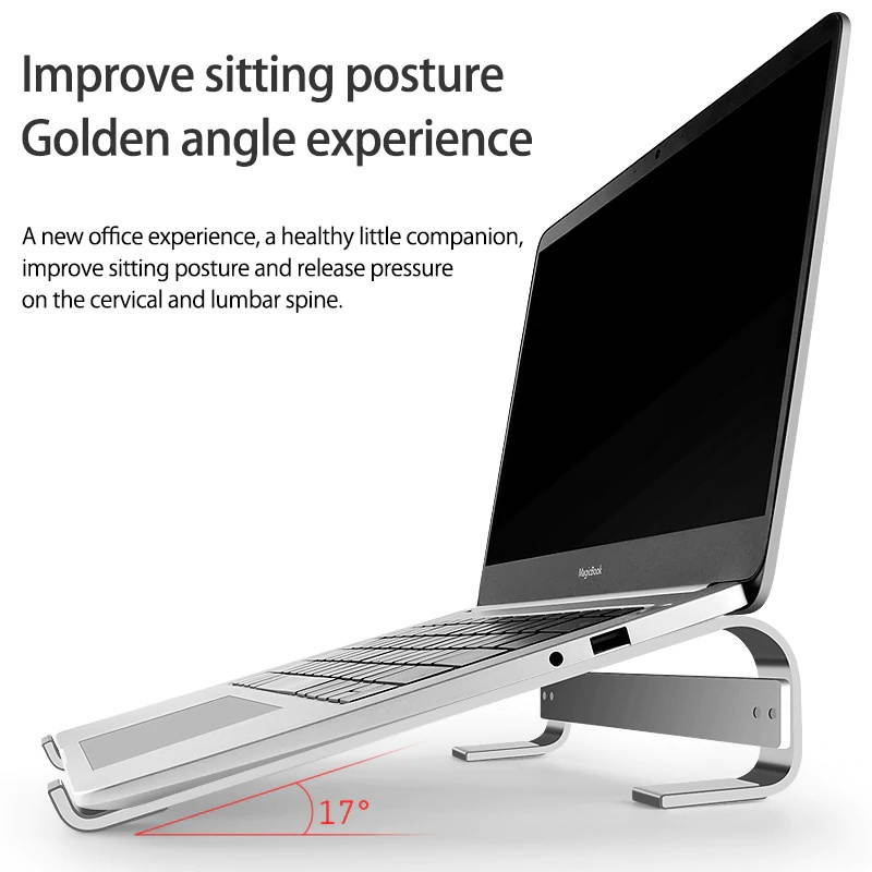 11-17 inch Laptop Stand Aluminum Alloy Desktop Ventilated Cooling Rack Holder For Macbook Pro Bracket multi function