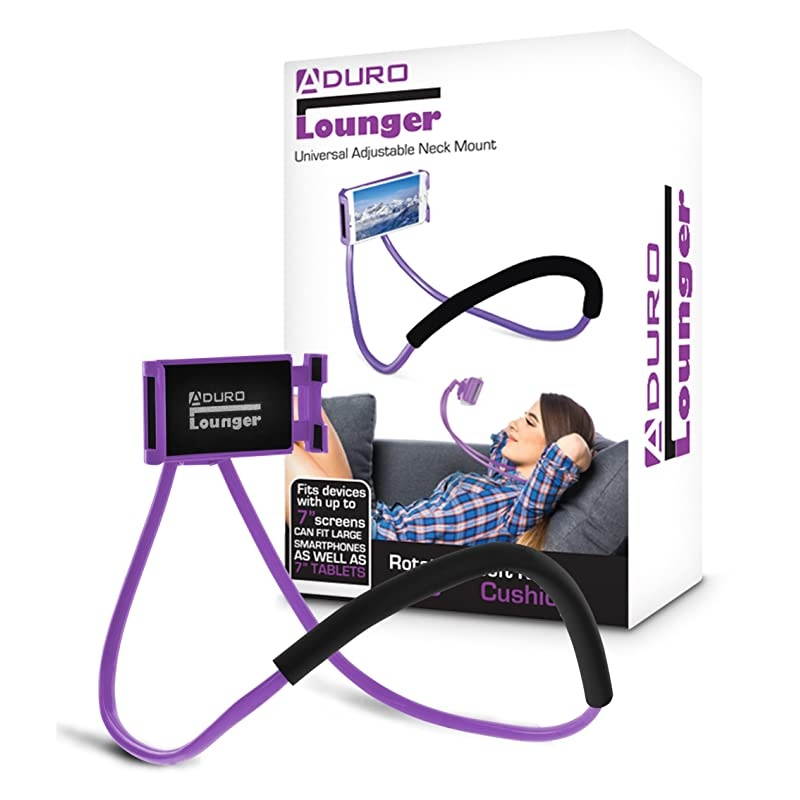 Phone Neck Holder, Gooseneck Lazy Neck Phone Mount to Free Your Hands for iPhone Android Smartphone