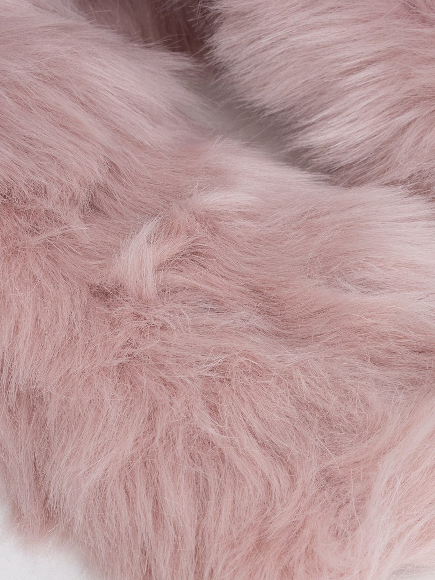 Kazo Pink Fur Scarf
