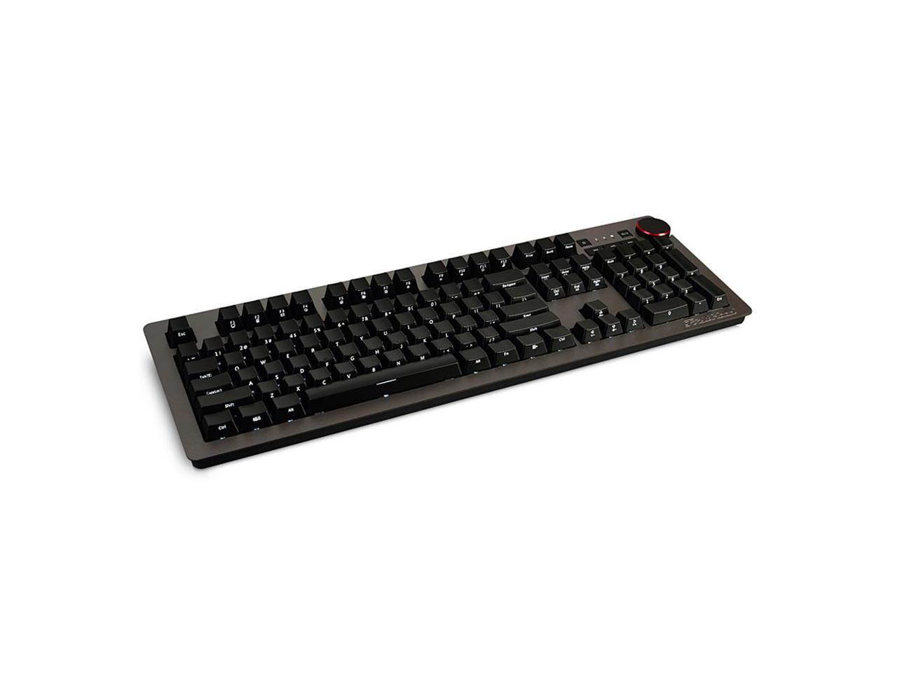 Ajazz AK60 Wired Mechanical Gaming Keyboard White Backlight  Ajazz Blue Switch 104 Classic Layout - Black