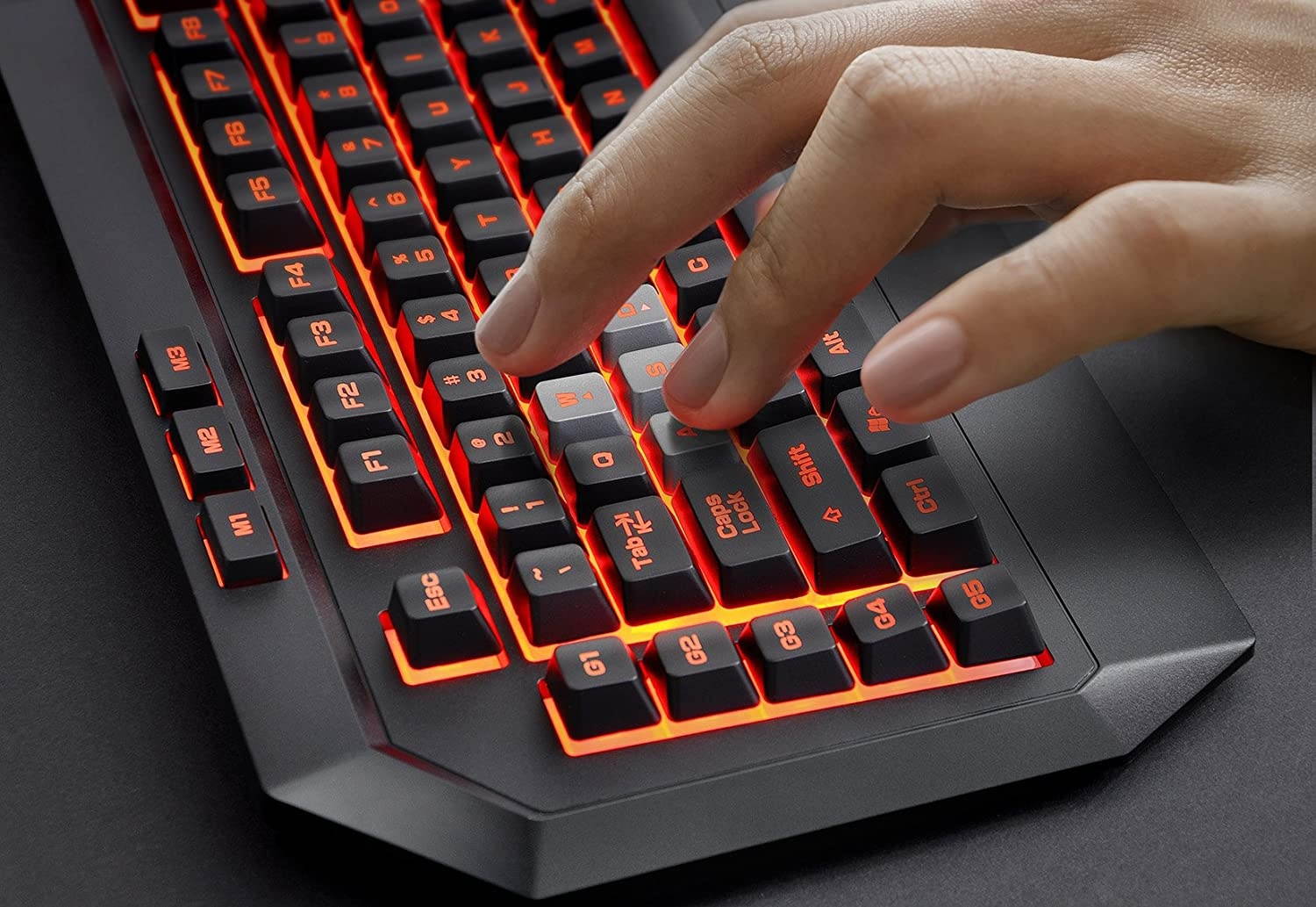 AmazonBasics Mechanical Feel Gaming Keyboard