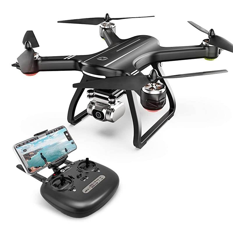 HS700D FPV Drone with 2K FHD Camera Live Video and GPS Return Home RC Quadcopter for Adults Beginners with Brushless Motor Follow Me 5G WiFi Transmission Modular Battery Advanced Selfie