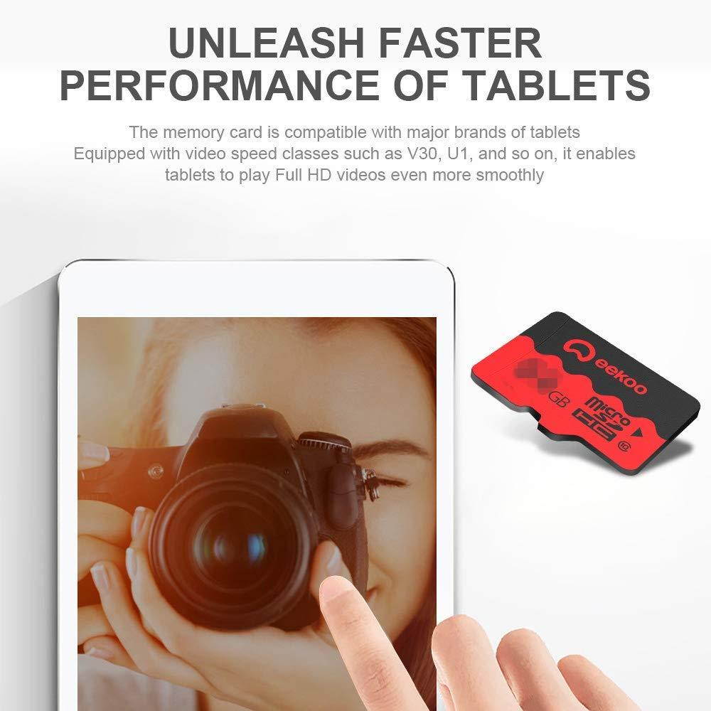 H&T Micro SD Card Class 10 U 3 Microsdxc Read Performance Up to 80MB/S Memory Card for Phone Camera Computer