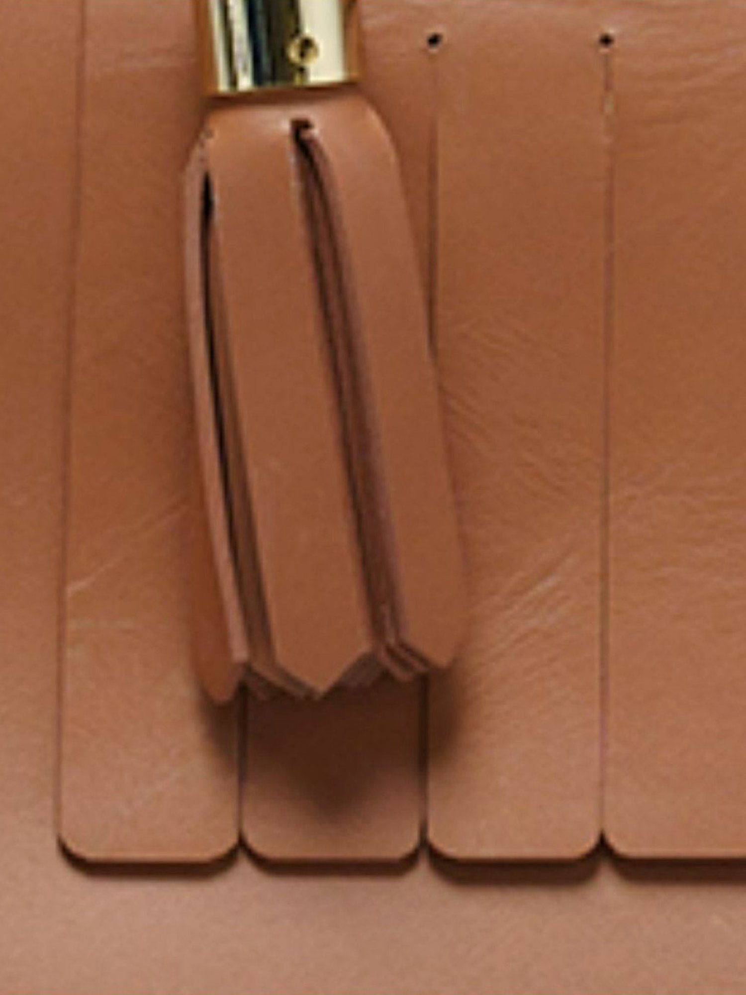 RI2K London Brown Leather Large Satchel Handbag