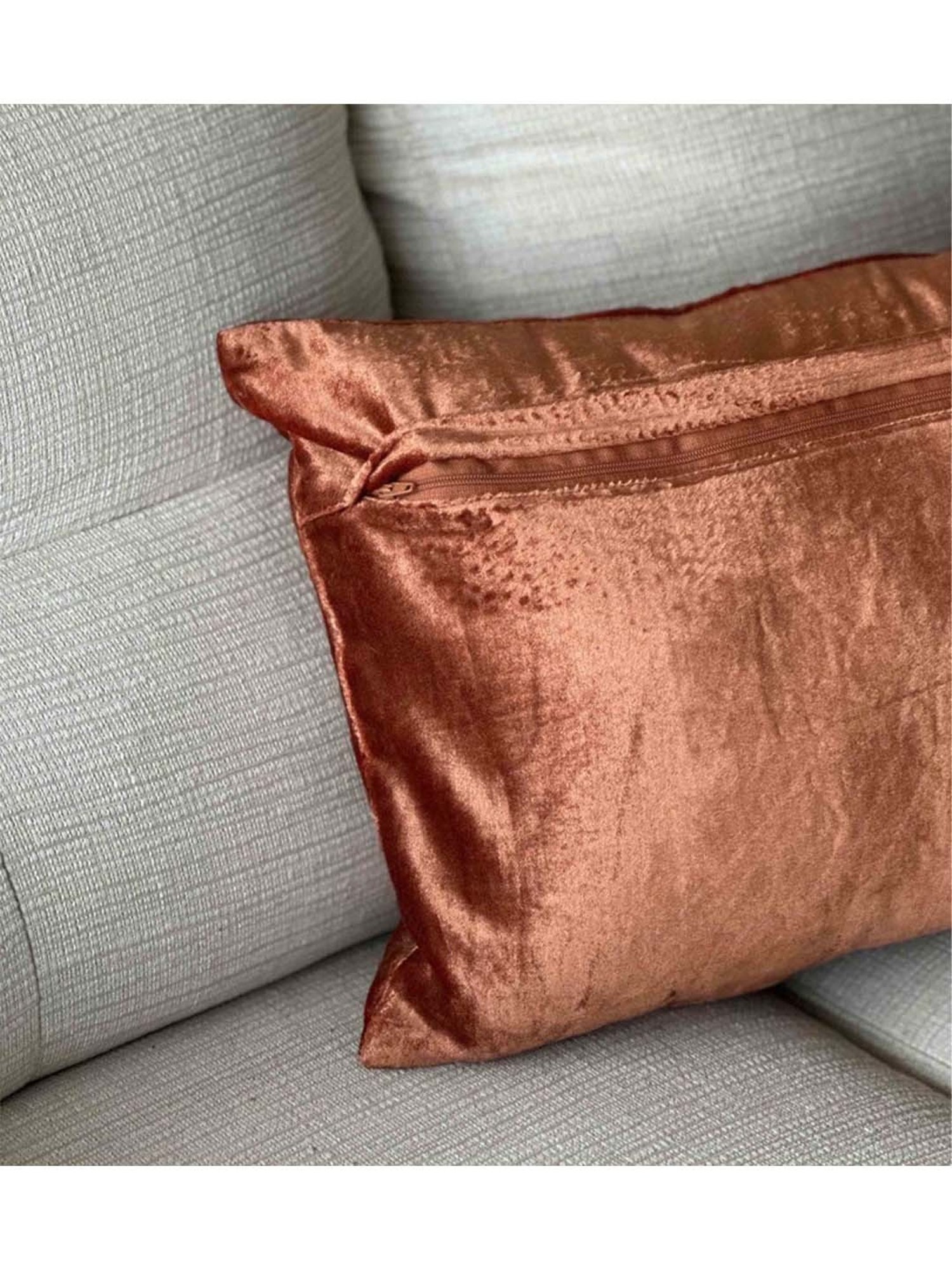 Mason Home Burnt Orange Autumn Leaves Cushion Cover