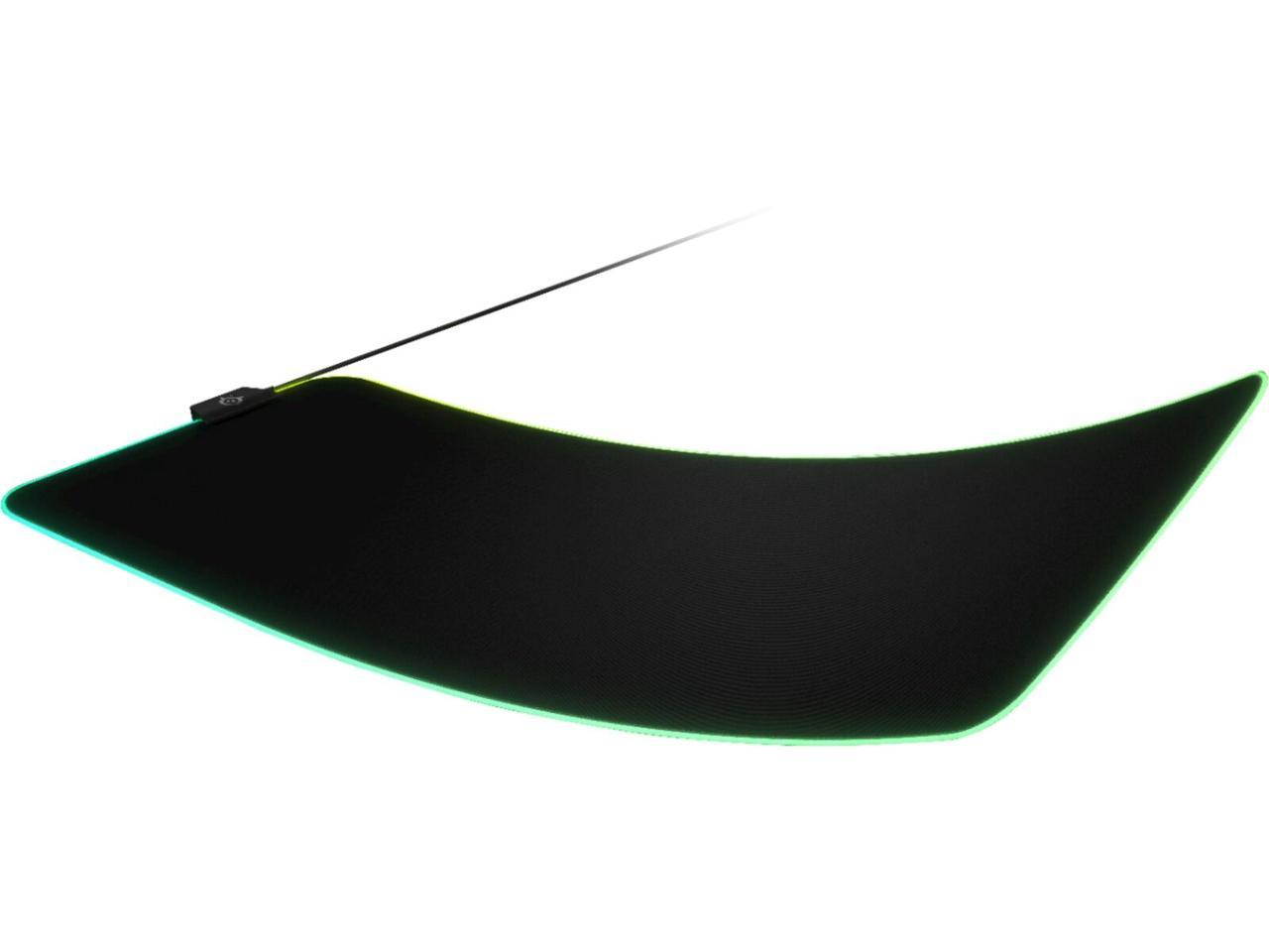 SteelSeries - QcK Prism XL Gaming Mouse Pad with RGB Lighting - Black