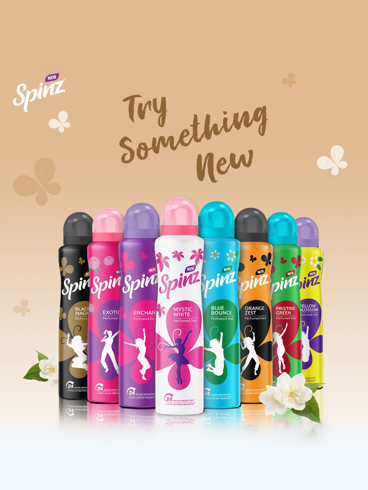 Spinz Orange Zest Perfumed Deo for Women - 200 ml