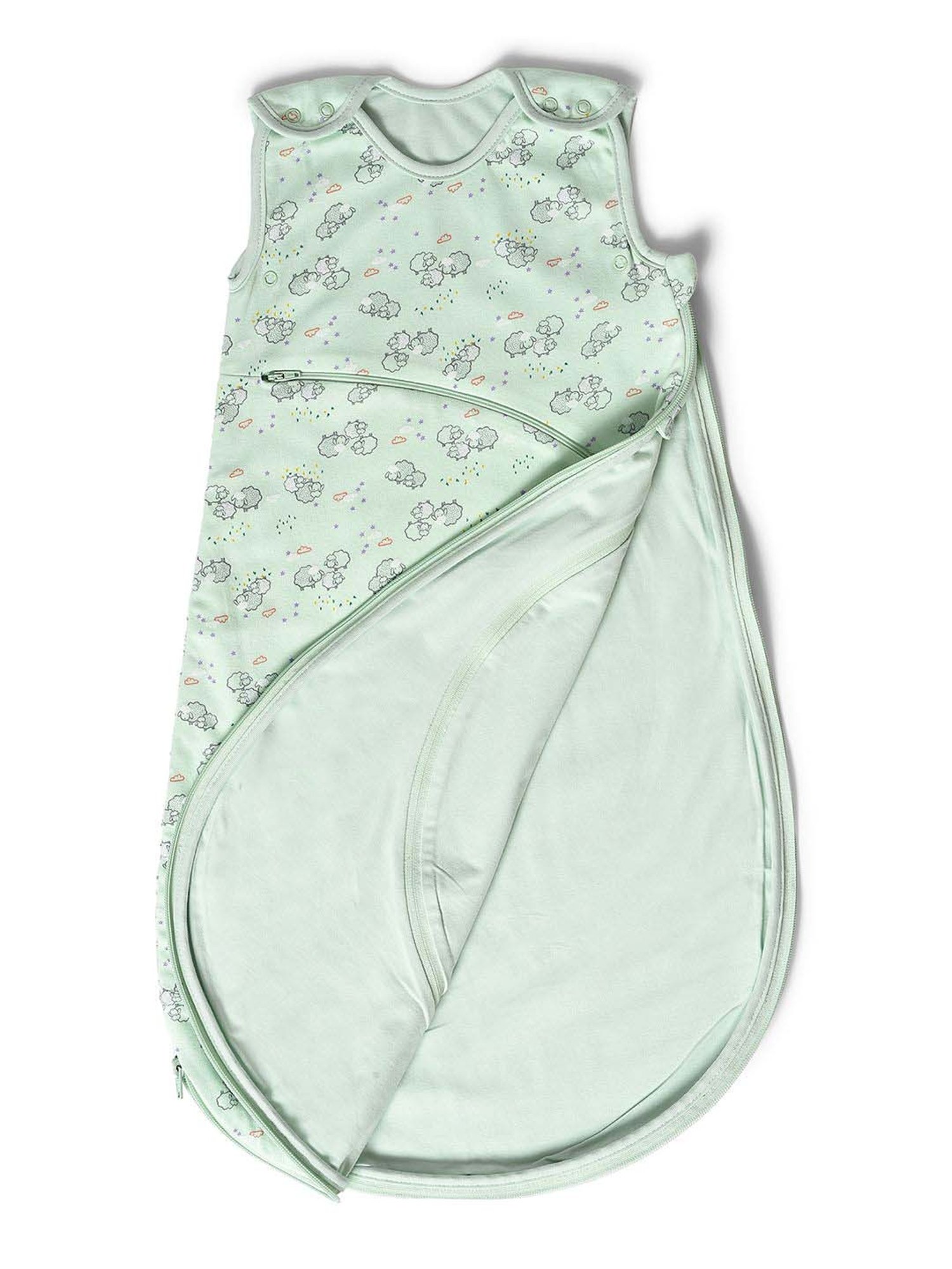 MiArcus Frosty'z Green Cotton 40 TC Baby Sleeping Bag