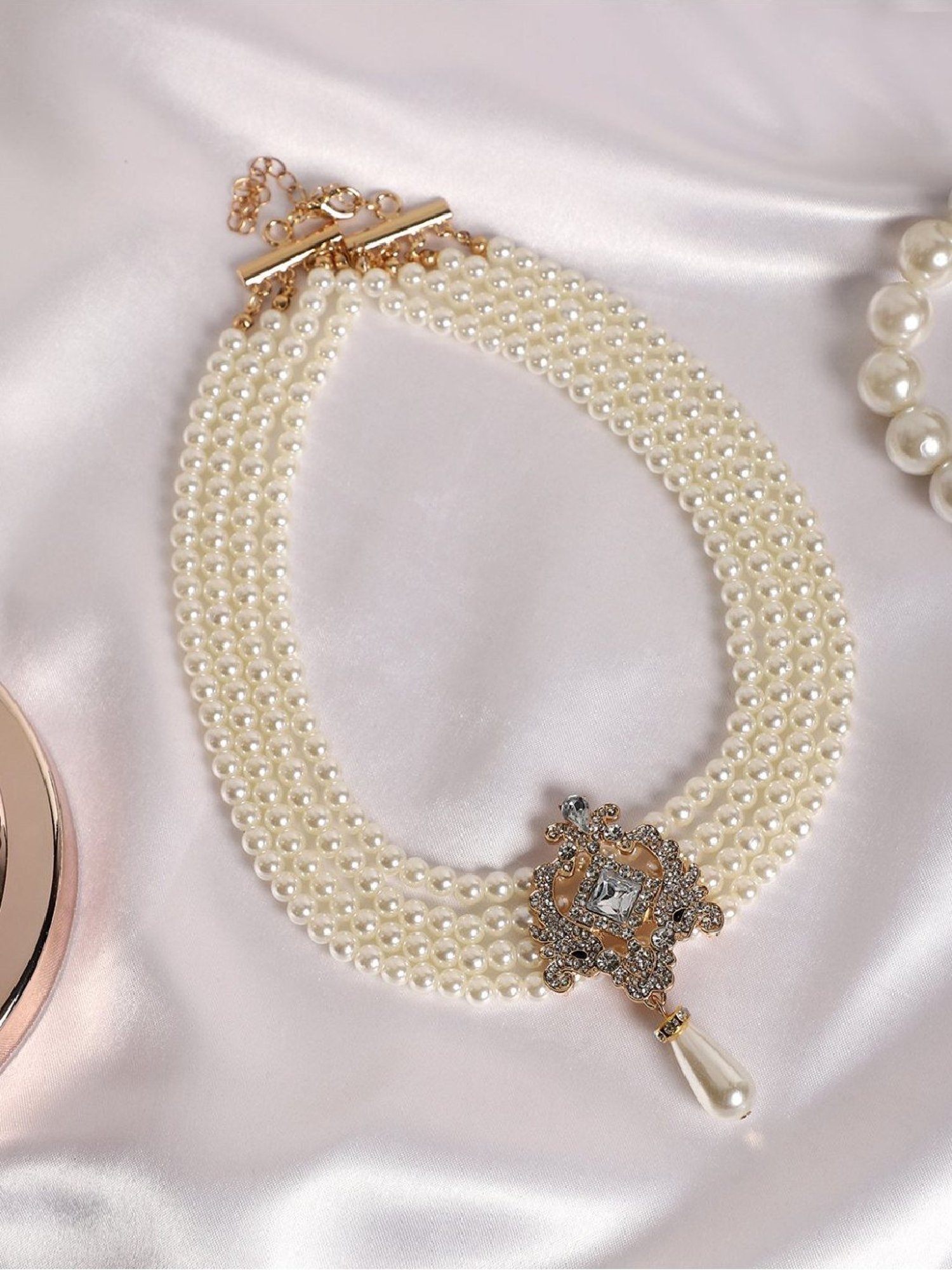 Ted Bekar Ilenie Island Pearl Bead Necklace