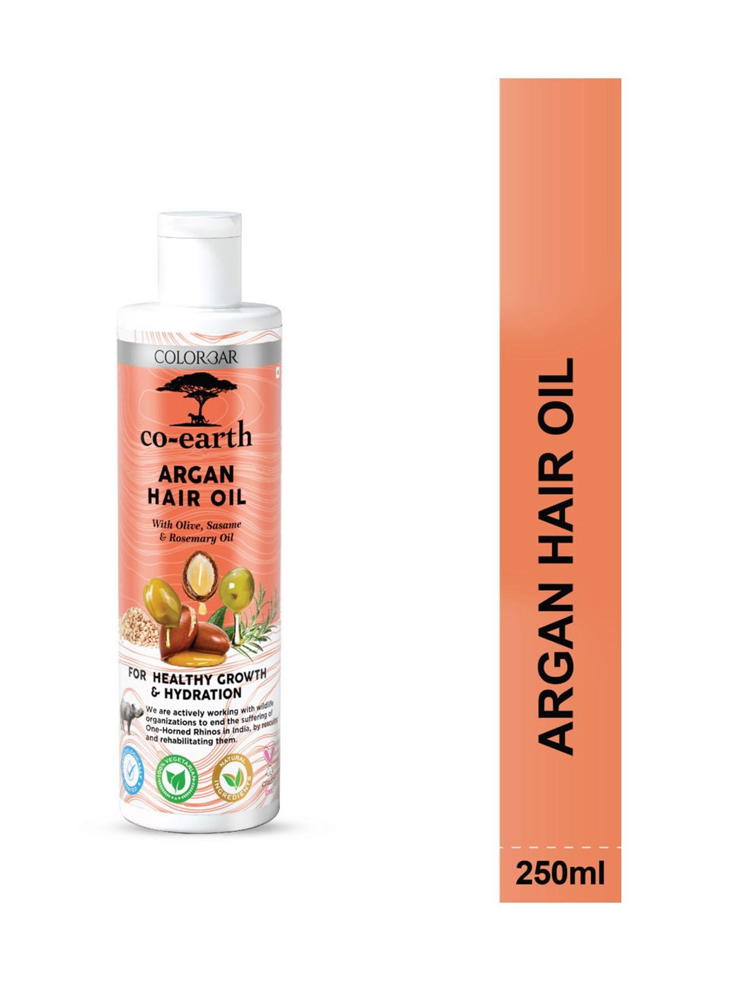 Colorbar Co-earth Argan Hair Oil - 250 ml