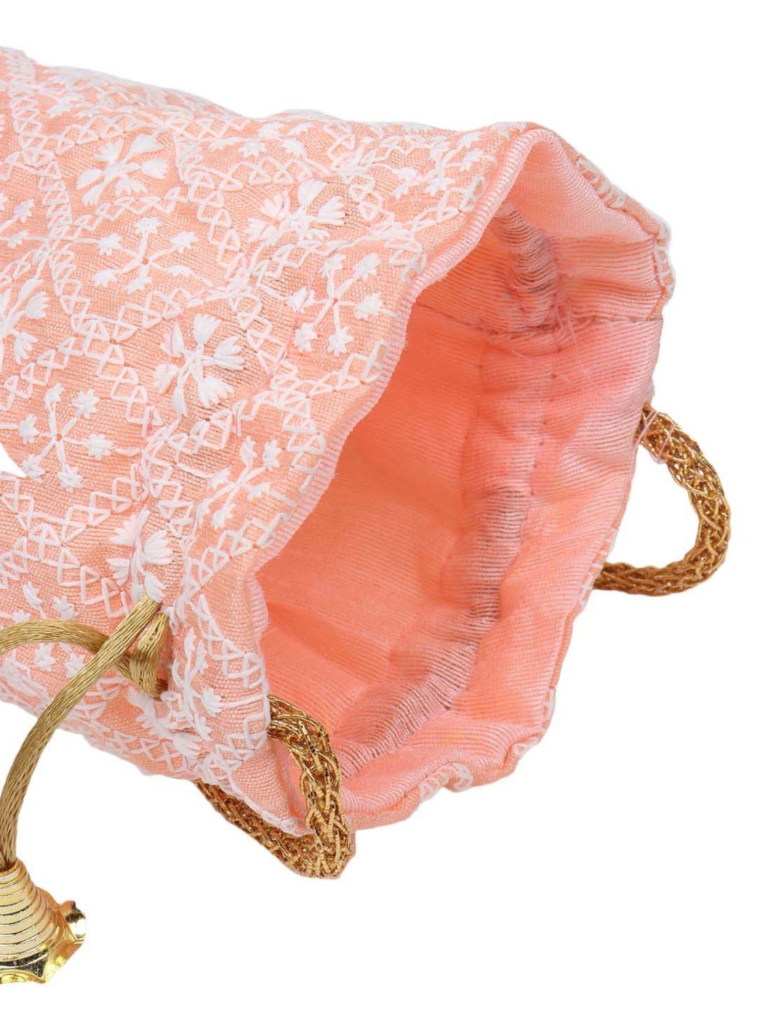 Aditi Wasan Pink Fabric Potli