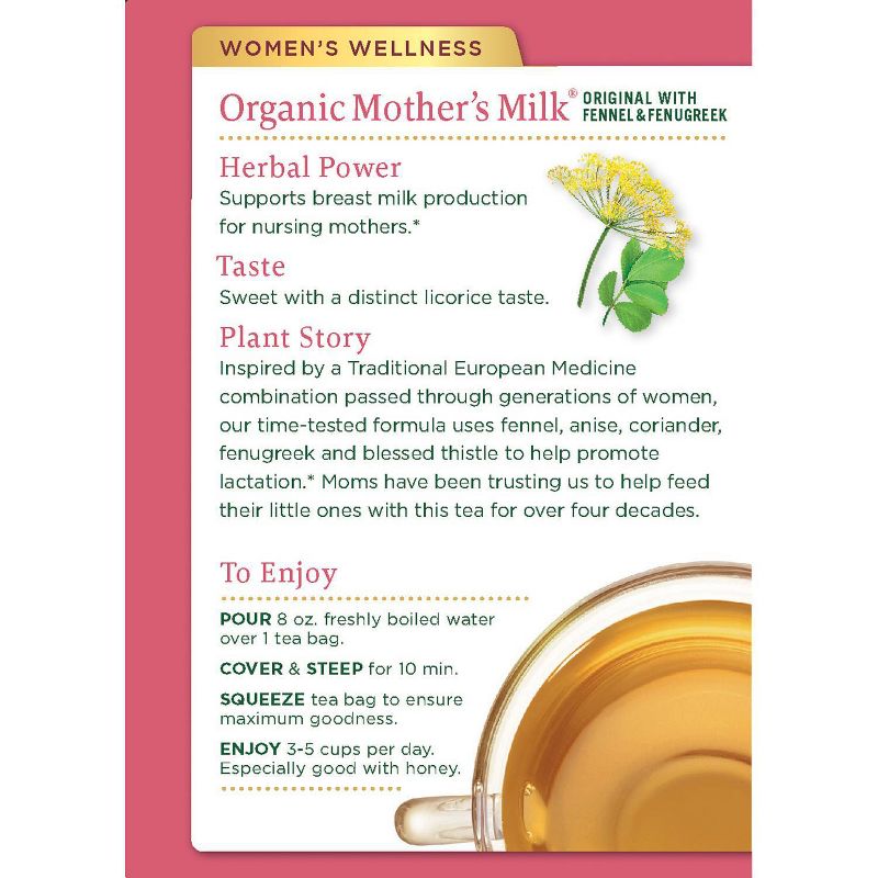 Traditional Medicinals Mothers Milk Organic Tea - 96ct