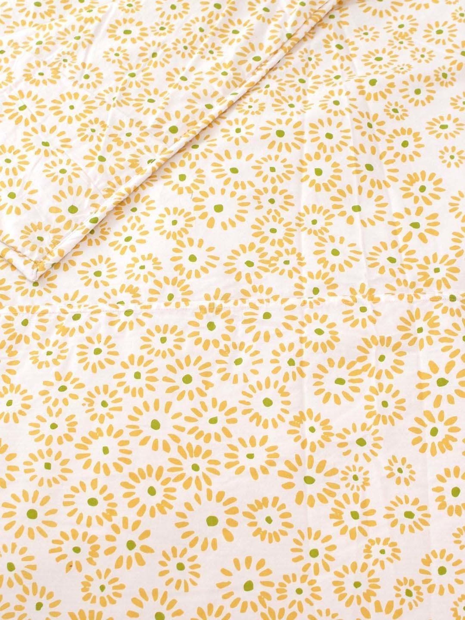 House This The Little Babushkas Yellow 180 TC Double Kids Dohar