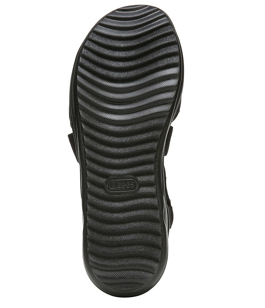 Bzees All In Cross Band Washable Wedge Sandals