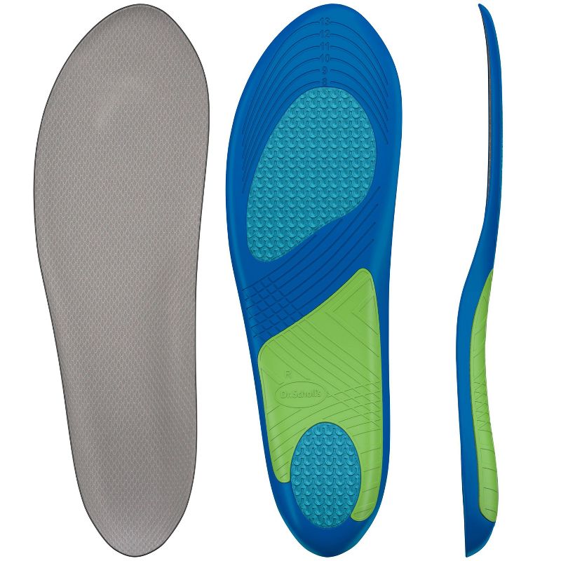 Dr. Scholl's Athletic Series Sport Massaging Gel Advanced Insoles for Men Size 8-14