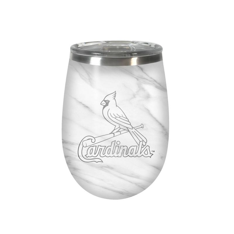 MLB St. Louis Cardinals 10oz Marble Wine Tumbler