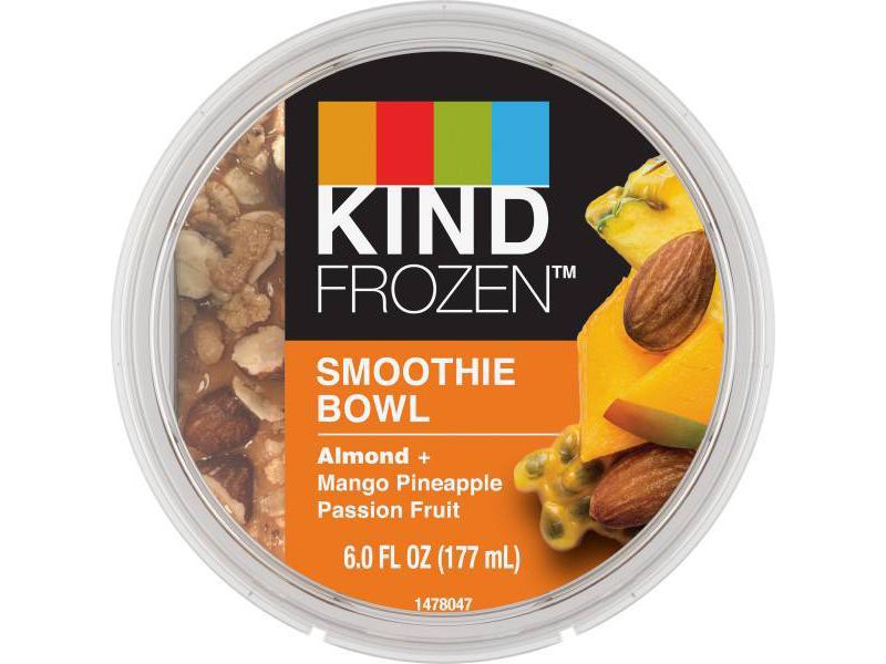 Kind Frozen Smoothie Bowl Almond Mango Pineapple Passion Fruit - 6oz