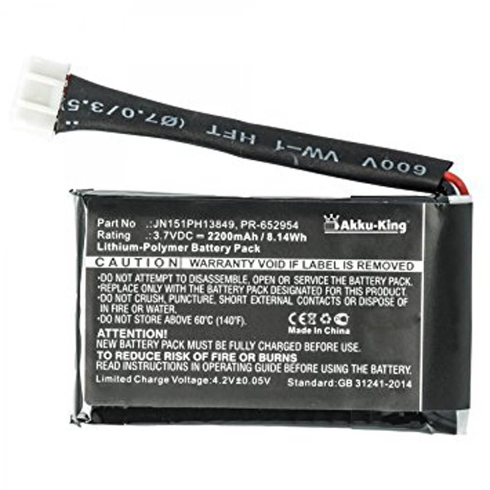 2200mAh PR-652954 Battery Replacement for JBL Flip 2 (2014) Portable Bluetooth Speaker with Installation Tools