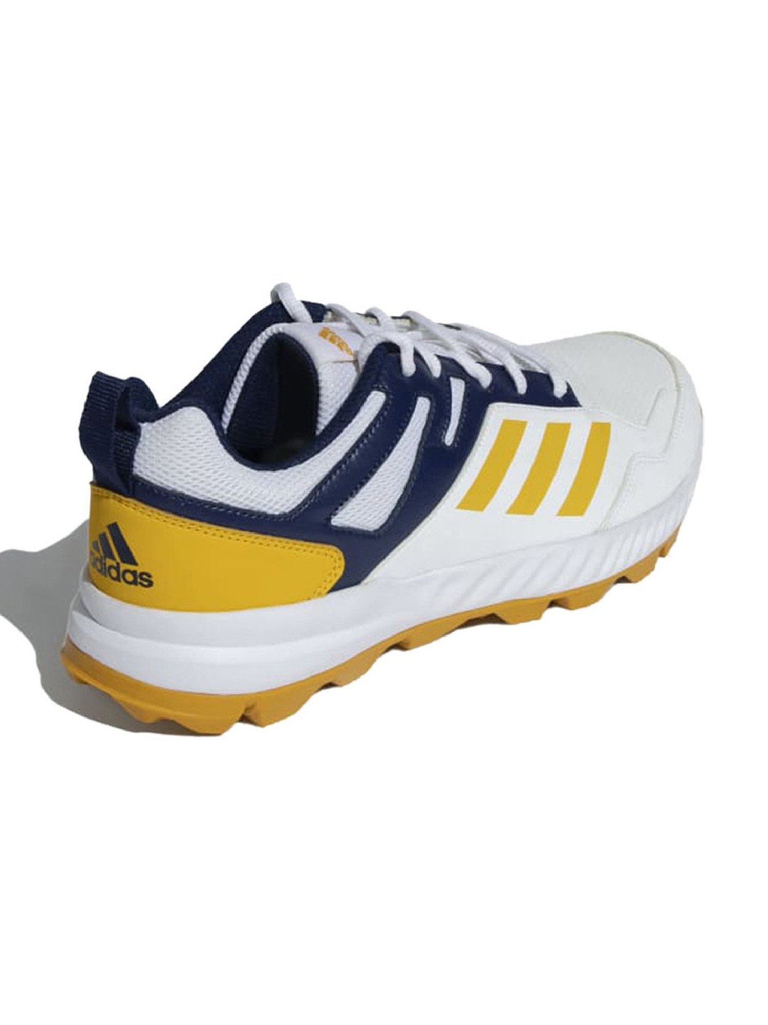 Adidas Men's Cririse V2 White Cricket Shoes