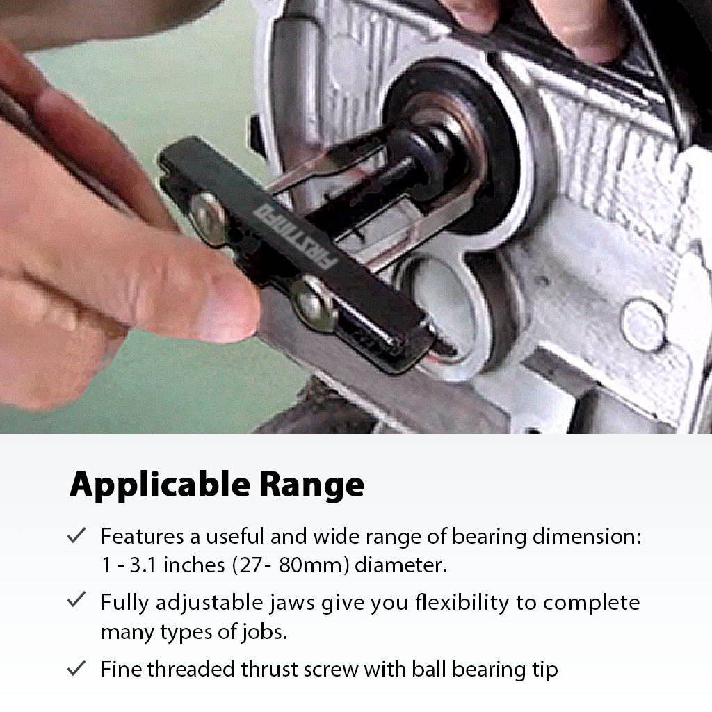 FIRSTINFO Crankshaft Camshaft Seal Remover Separator Puller with 2 Pairs of Hooks (4.6 Inch Long x 2 + 2.87 Inch Long x 2) Set