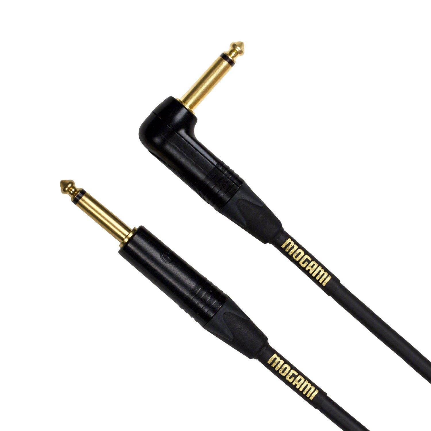 Mogami Gold Instrument 18R - 18ft. Instrument Cable with Right Angle Ends