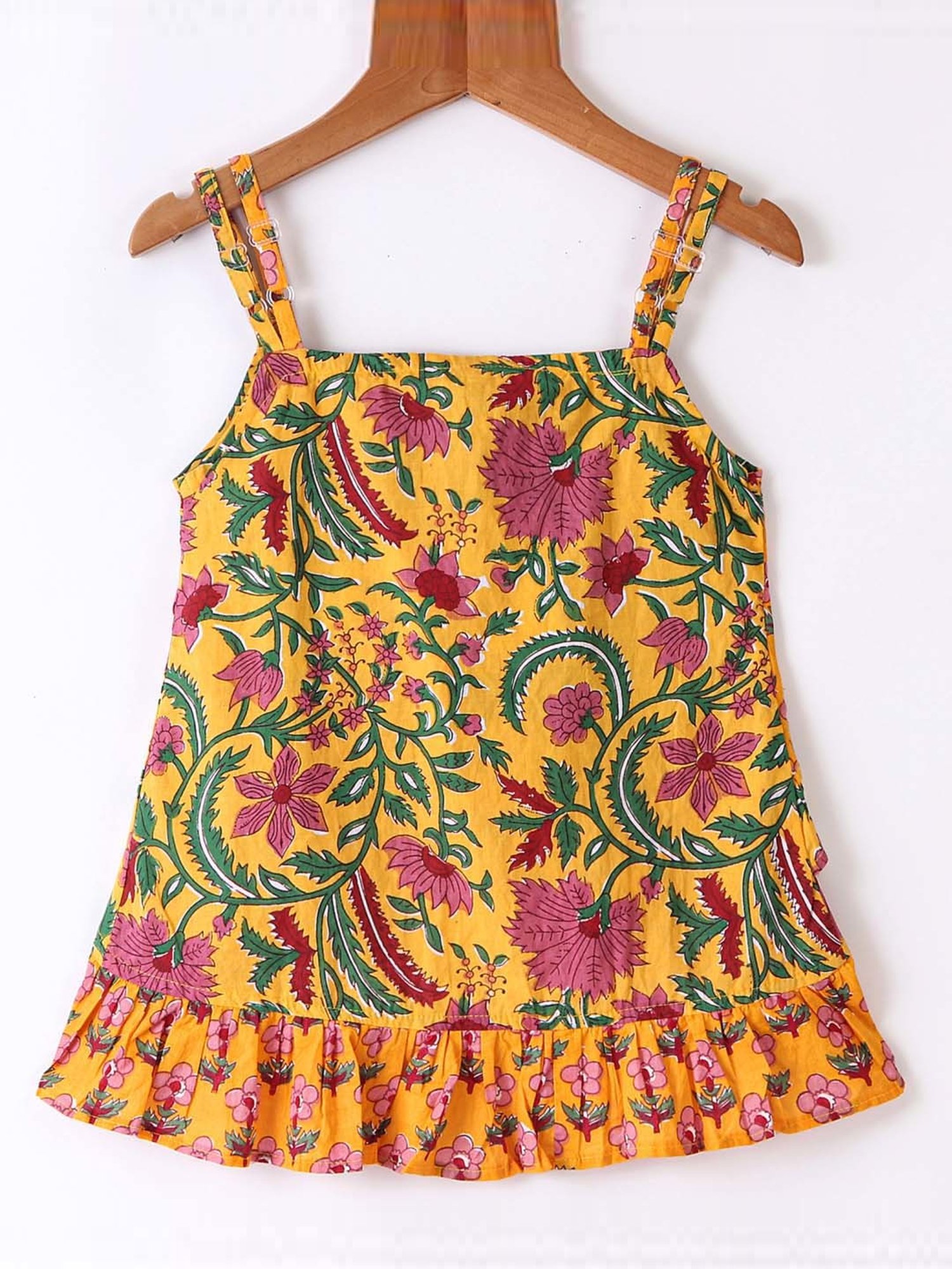 Mothercare Kids White & Yellow Cotton Printed Top Set