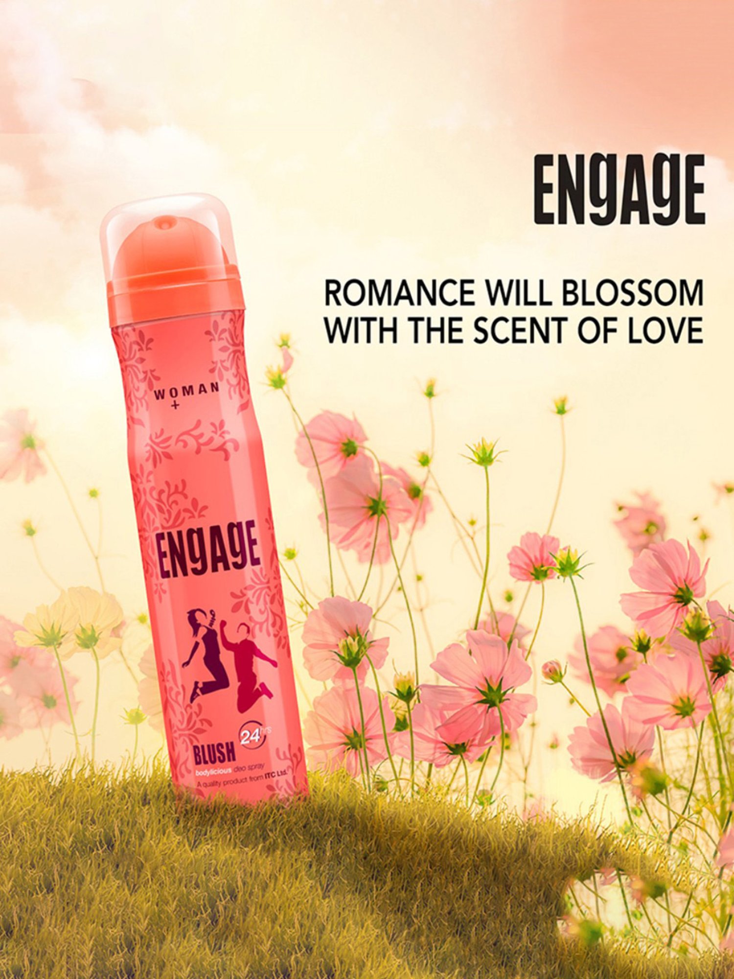 Engage Blush Deodorant Spray for Women - 150 ml