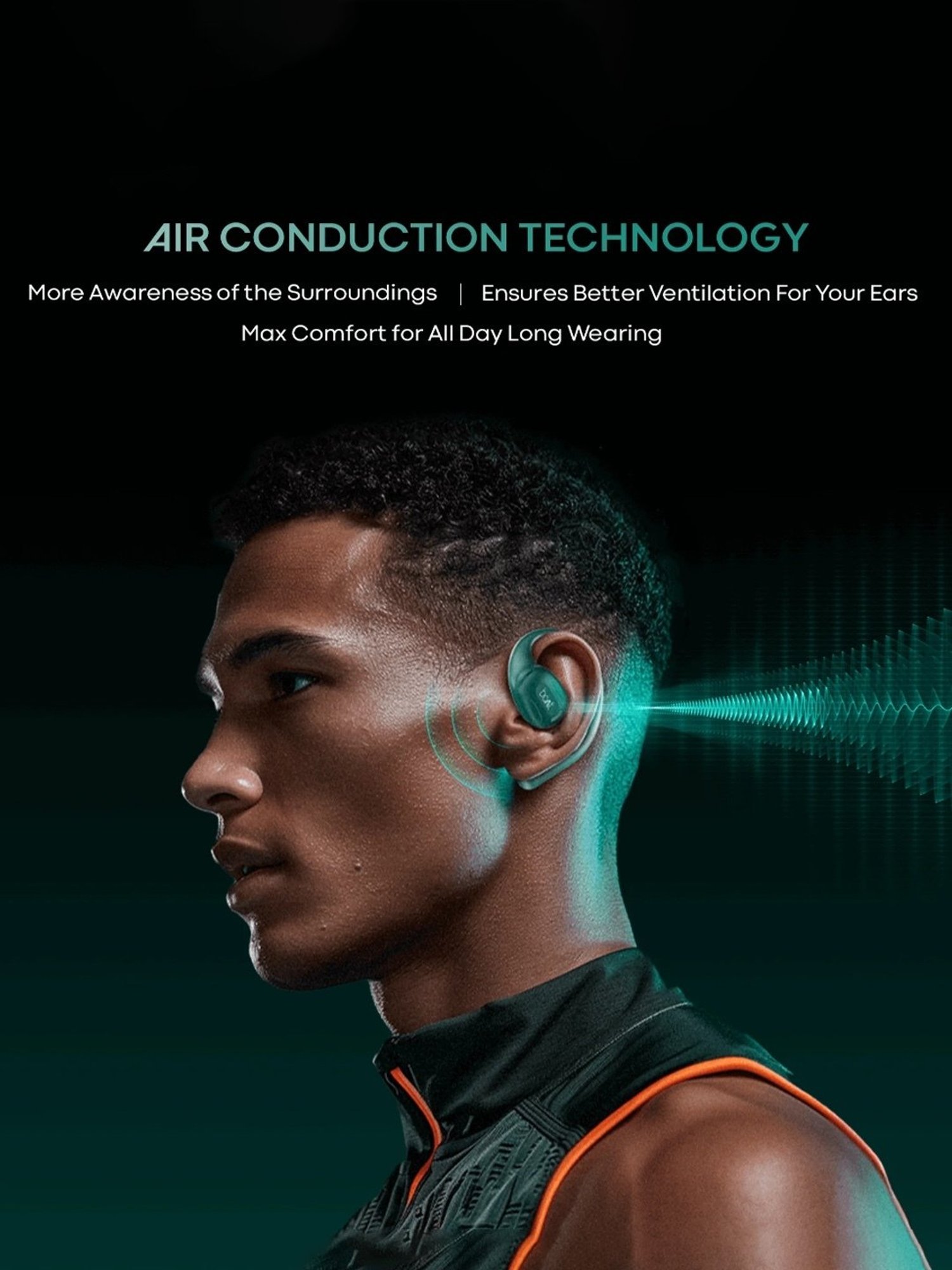 Boat Airdopes ProGear In Ear Bluetooth Earbuds with with 100 Hours Playback (Green)