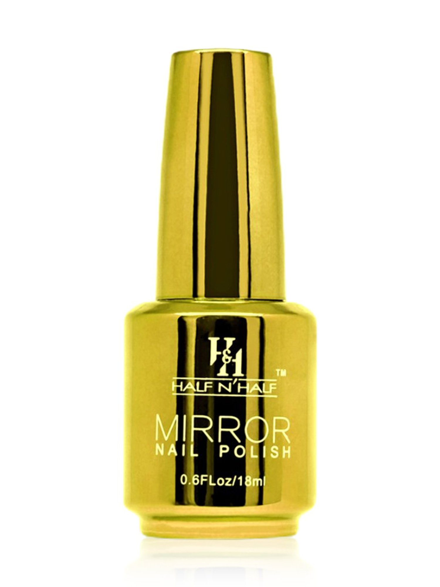 Half N Half Mirror Nail Polish Gold - 18 ml