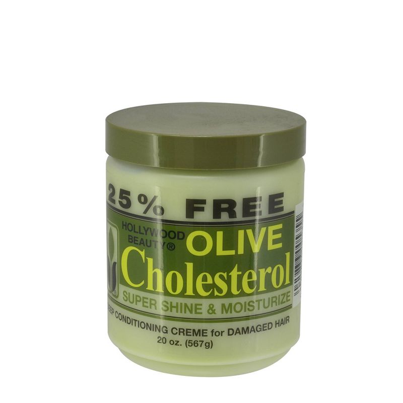 Hollywood Beauty Olive Cholesterol Deep Conditioning Creme for Damaged Hair - 20oz