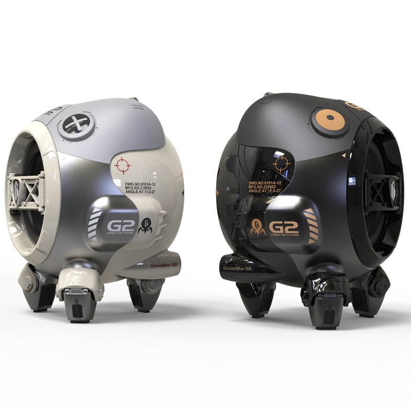 ZOEAO Gravastar VENUS Metal Shell Bluetooth 5.0 Speaker, Mechanical Appearance, Support TWS Wireless Connection with Charging Base