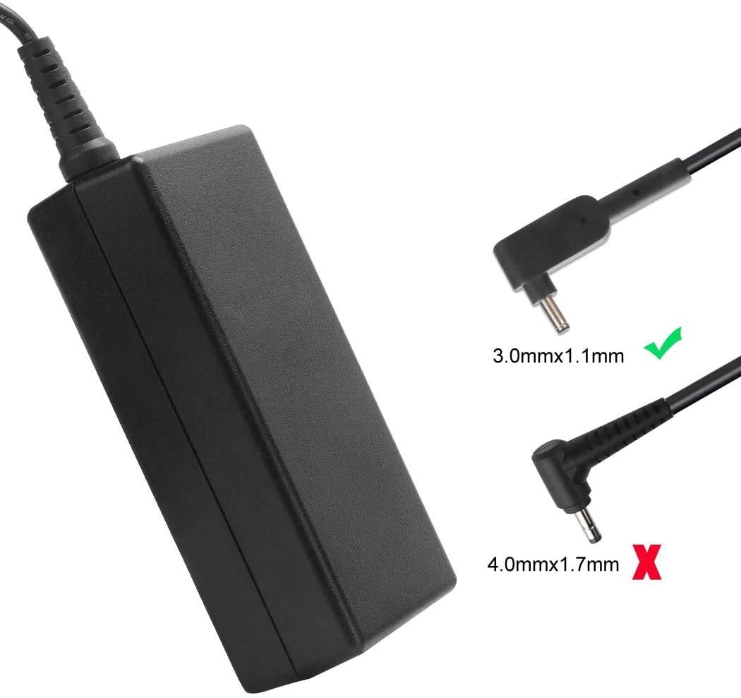 19V 3.42A 65W AC Laptop Charger Fit for Acer-Chromebook 15 R13 R11 CB3-532 CB3-111-C4HT CB3-131 C720 C720P C740 C720-2802 C720P-2600 Tablet AO1-431