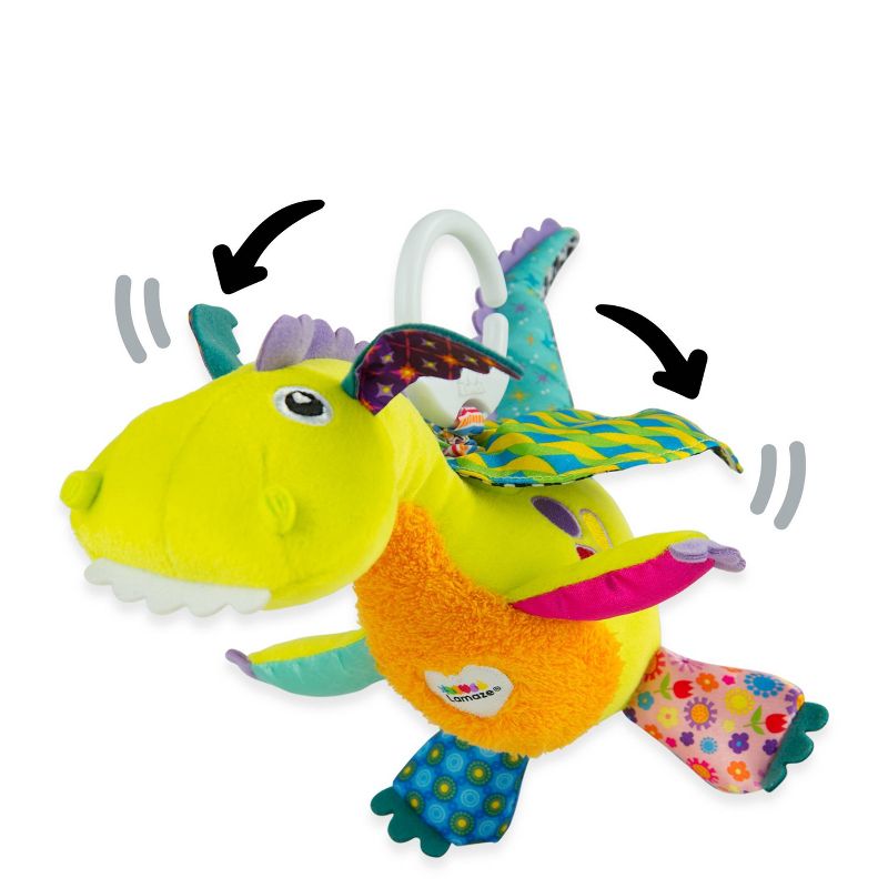Lamaze Flip Flap Dragon Clip & Go Baby Toy