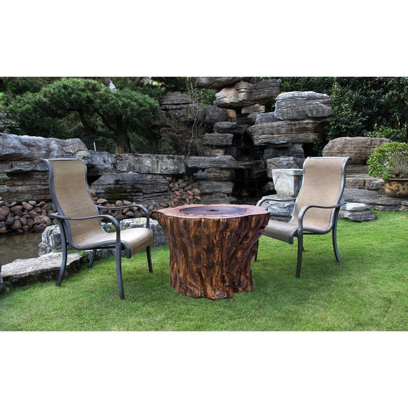 DeckMate 30371 Avondale Outdoor Backyard Patio Portable Steel Fire Bowl Fire Pit, Antiqued Copper Finish