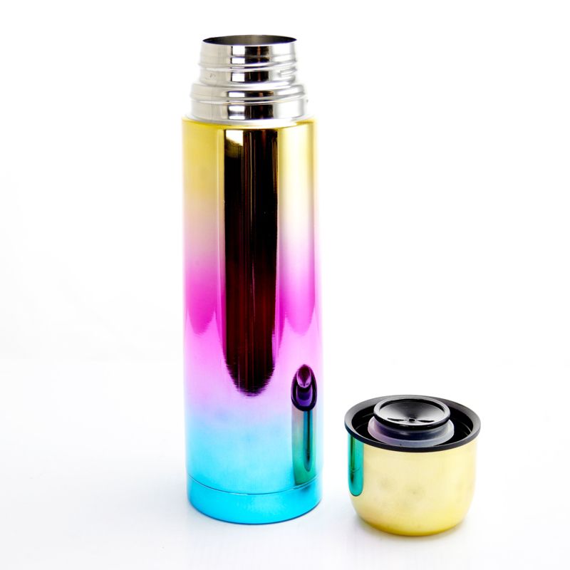 Mr. Coffee Javelin Maura 15 oz Stainless Steel Thermal Bottle in Rainbow Effect