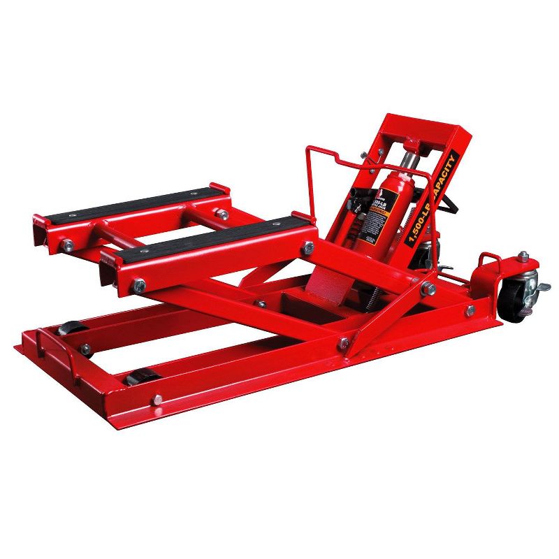 Torin Big Red .75 Ton 1500 Pound Capacity Motorcycle ATV UTV Equipment Jack Lift