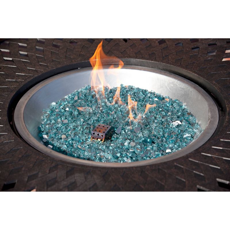 American Fireglass 10 LB Bag 1/2 Inch Reflective Fireplace & Firepit Fire Glass, Copper