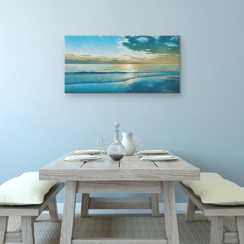 17" x 34" Island Dawn by Kent Sullivan Art on Canvas - Fine Art Canvas